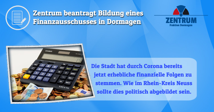 Antrag Zentrum Dormagen Bildung Finanzausschuss