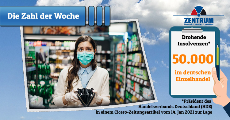 Drohende Corona Insolvenzen im Einzelhandel in Deutschland