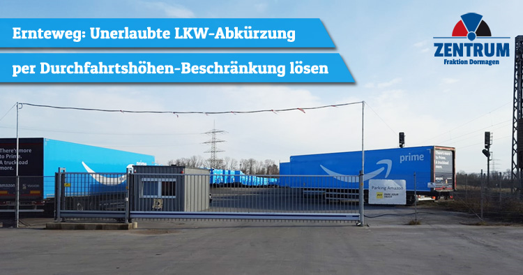 Ernteweg LKW Abkürzung lösen Vorschlag Zentrum Dormagen